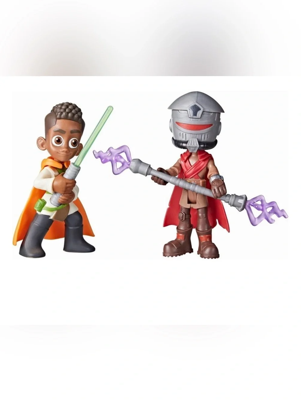 Disney Star Wars Young Jedi Adventures Pop-Up Lightsaber Duel Action Figures NEW